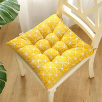 Galette de Chaise 45x45 Imprimé jaune