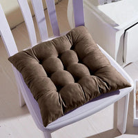 Galette de Chaise 55x55 Marron chocolat