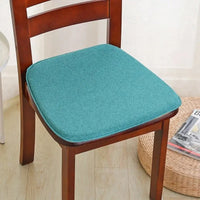 Galette de Chaise Bleue Lin