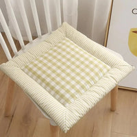 Galette de Chaise Carré Lin