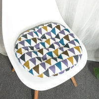 Galette de Chaise imprimé Géométrique coloré