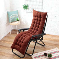 Galette de Chaise Rectangulaire Chocolat