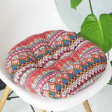 Galette de Chaise Ronde 45 cm Rouge indigo