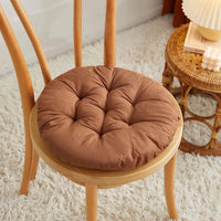 Galette de Chaise Ronde marron