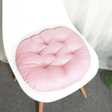 Galette de Chaise Rose Rayé