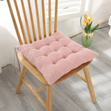 Galette de Chaise Rose texturée